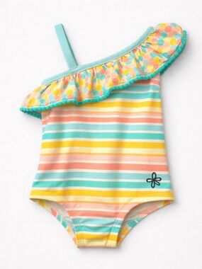Matilda Jane Lollipop lines Swimsuit NWOT size 2